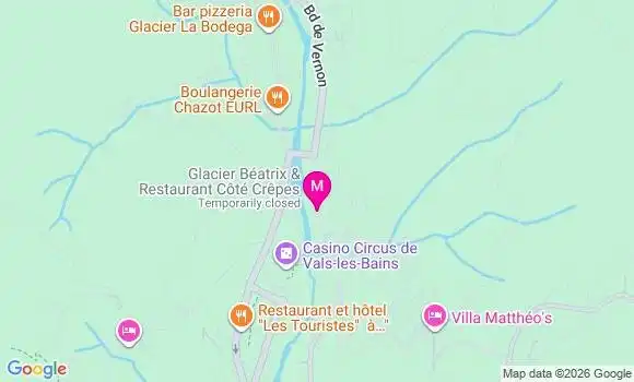 Localisation Vals au Peche Mignon - 07600