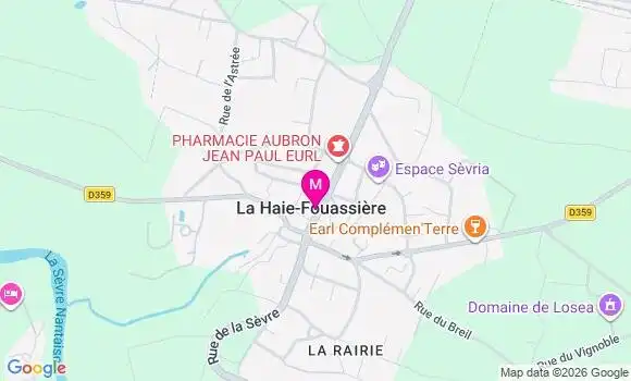 Localisation La Haie Fouassiere - 44690
