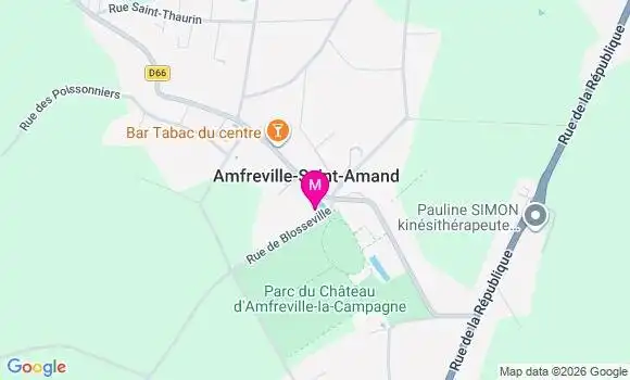 Localisation Amfreville Saint Amand - 27370