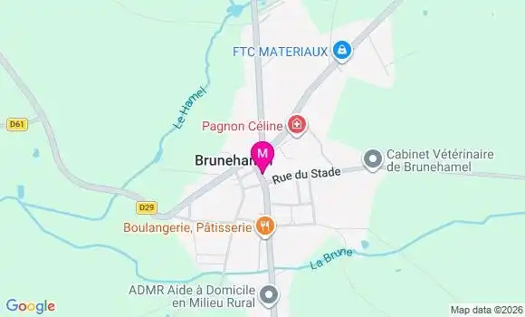 Localisation Brunehamel - 02360