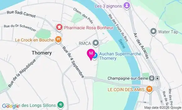 Localisation Auchan Supermarche - 77810