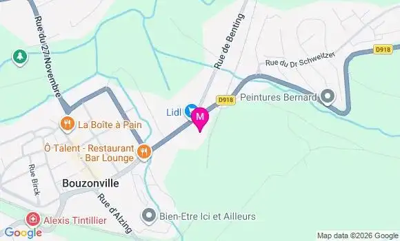 Localisation Intermarche - 57320