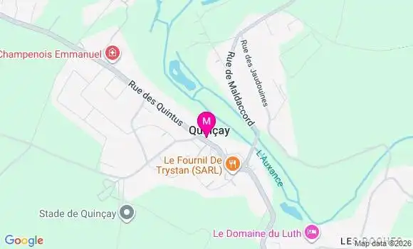 Localisation Quincay - 86190