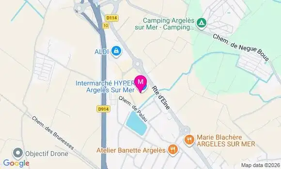 Localisation Intermarche Hyper - 66700