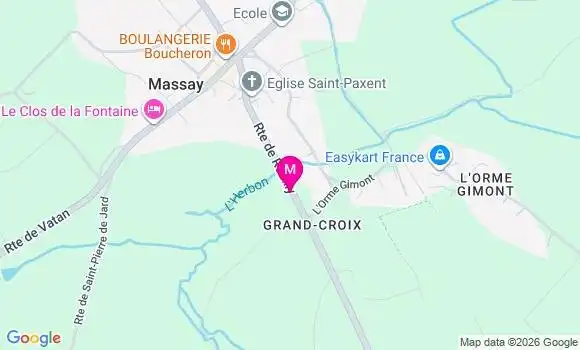 Localisation Massay - 18120