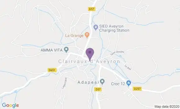 Localisation Clairvaux d
