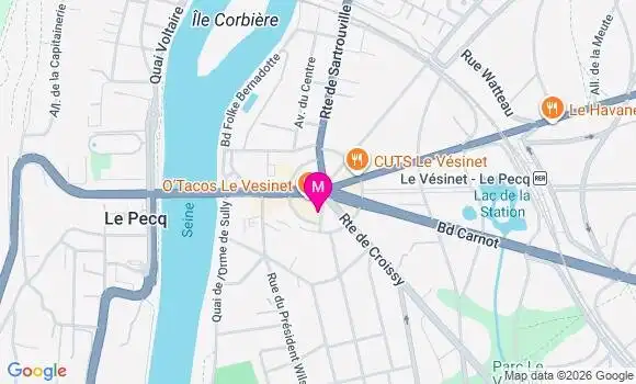 Localisation Carrefour City - 78110