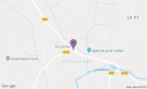 Localisation Compolibat Privezac Ap - 12350
