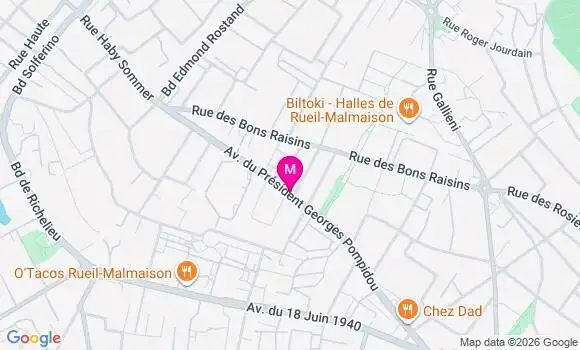 Localisation Franprix - 92500