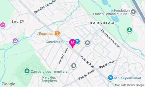Localisation Carrefour Contact - 91360
