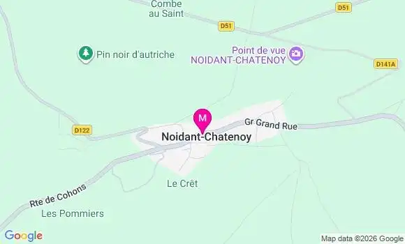 Localisation Langres Bureau de Poste Itinerant - 52200