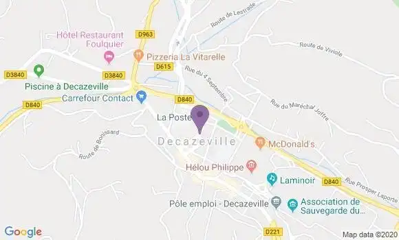 Localisation Decazeville - 12300