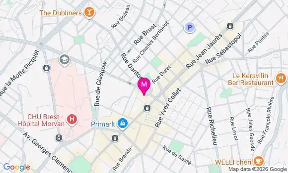 Localisation Carrefour City - 29200
