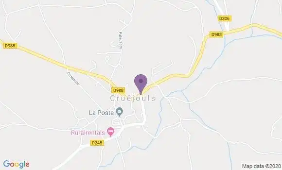 Localisation Cruejouls Ap - 12340