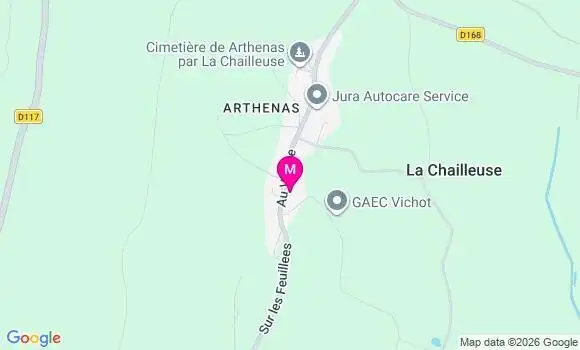 Localisation Lons Bureau de Poste Itinerant - 39000