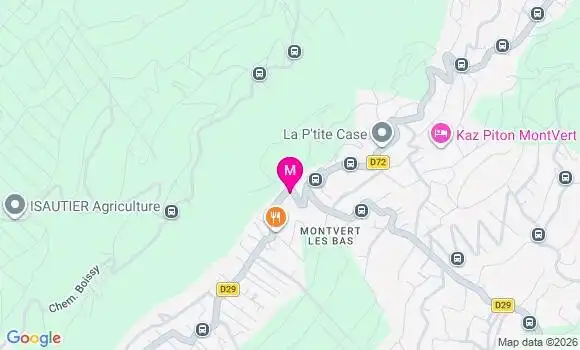 Localisation Montvert les Bas Saint Pierr - 97410