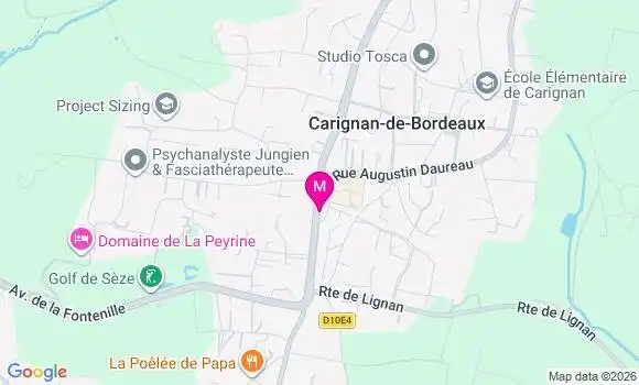 Localisation Carignan de Bordeaux - 33360