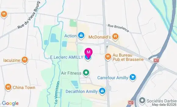 Localisation E.leclerc - 45200