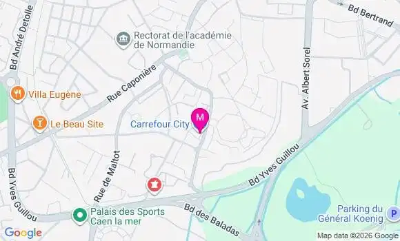 Localisation Carrefour City Ouen - 14000