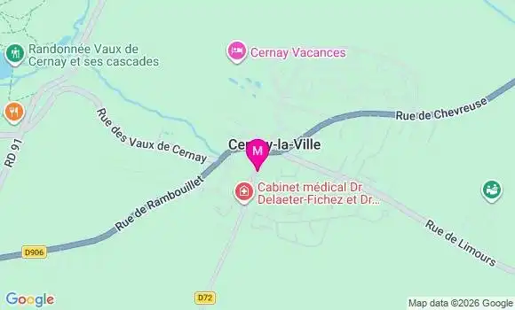 Localisation Cernay la Ville - 78720