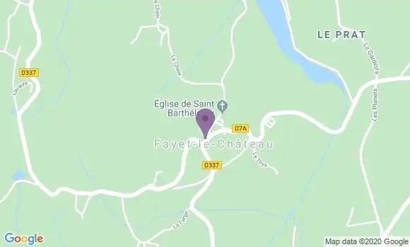 Localisation Fayet Bp - 12360