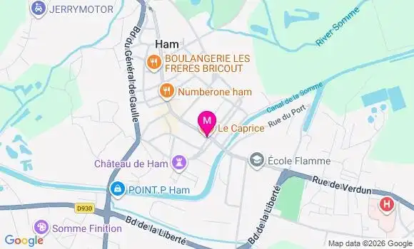 Localisation Le Caprice - 80400