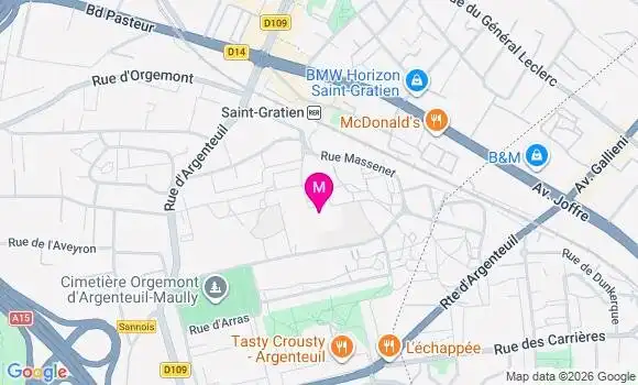 Localisation Franprix - 95210