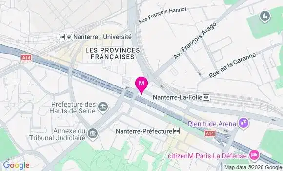 Localisation Nanterre Seine Arche - 92000