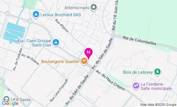 Localisation Auchan Supermarche - 14200