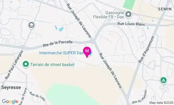 Localisation Intermarche Super - 40100