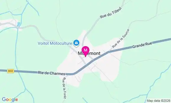 Localisation Moyemont - 88700