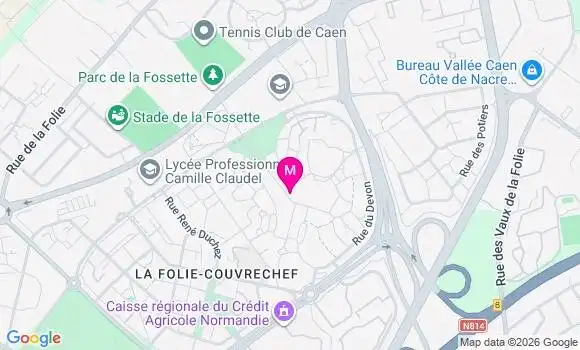 Localisation Carrefour Express Boutiques - 14000