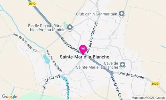 Localisation La Vandene - 21200