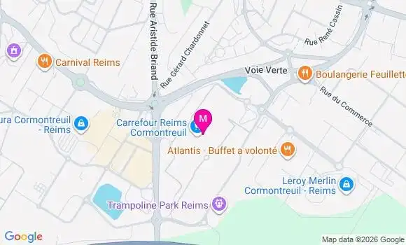 Localisation Carrefour - 51350