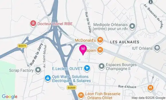 Localisation E.leclerc - 45160
