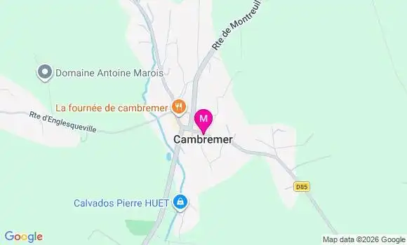 Localisation Cambremer - 14340