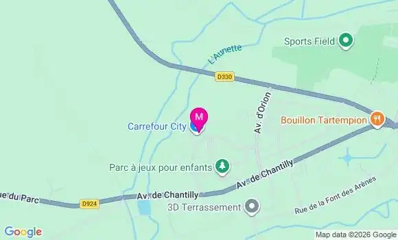 Localisation Carrefour Contact - 60300