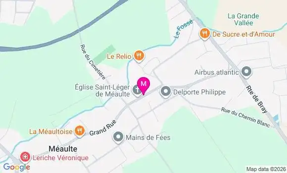 Localisation Meaulte - 80300