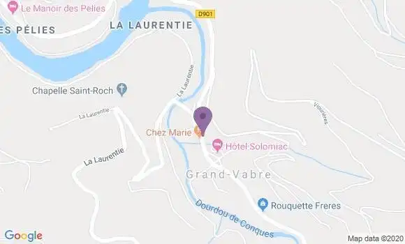Localisation Grand Vabre Ap - 12320