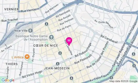 Localisation Carrefour Express - 06000