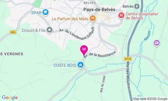 Localisation Presse Spar - 24170