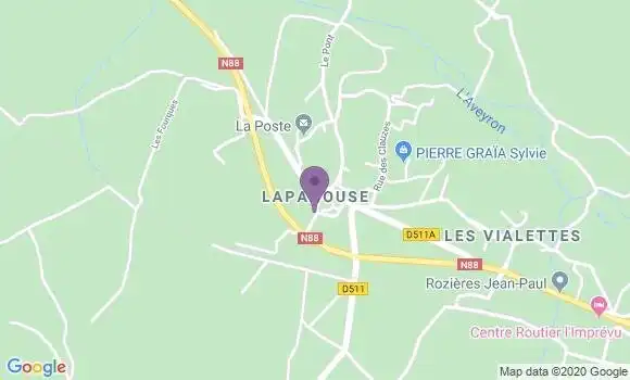 Localisation Lapanouse Ap - 12150