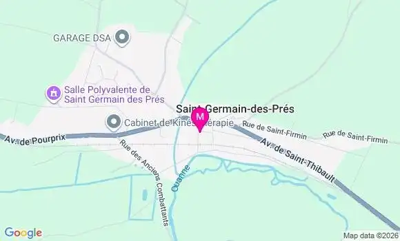 Localisation Epicerie - 45220