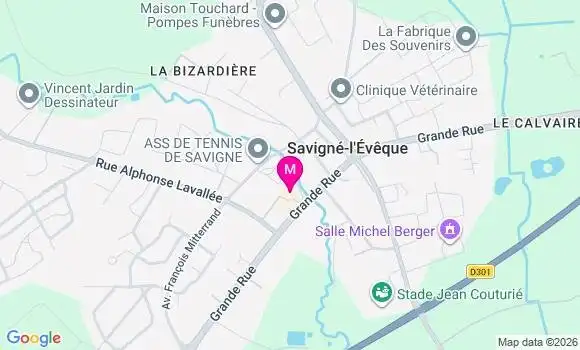 Localisation Presse Proxi - 72460