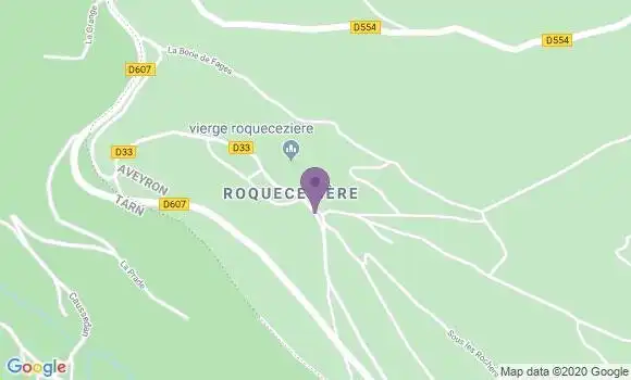 Localisation Laval Roqueceziere Ap - 12380