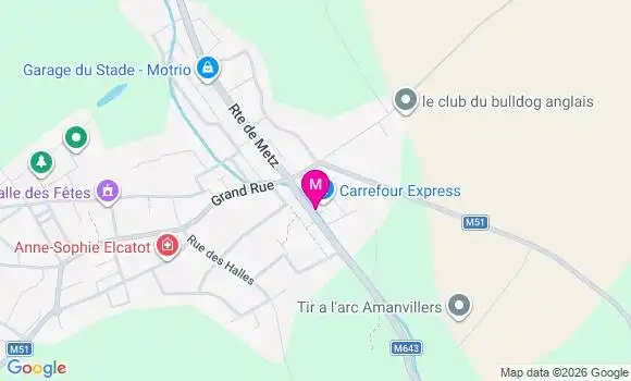 Localisation Carrefour Express - 57865