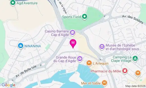 Localisation Carrefour City - 34300