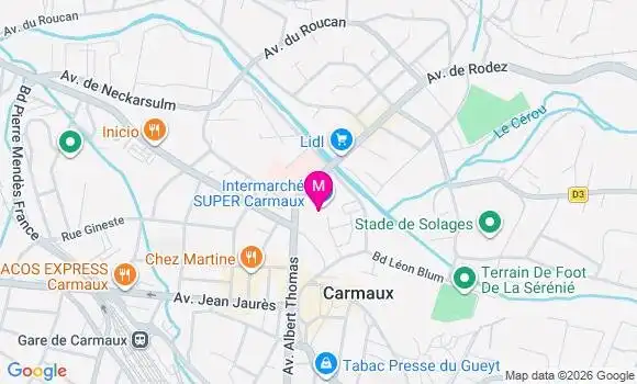Localisation Intermarche Super - 81400