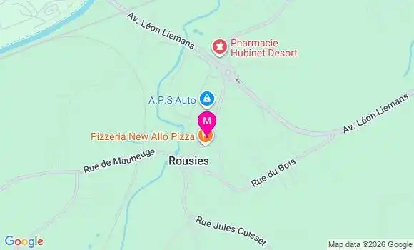 Localisation Rousies - 59131