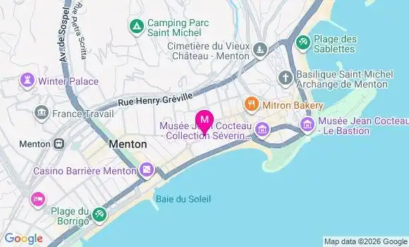 Localisation Carrefour City - 06500